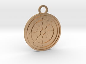 Dharma Wheel in Natural Bronze