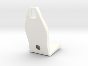 1.5 EC120 / ECUREUIL SEAT (A) in White Processed Versatile Plastic
