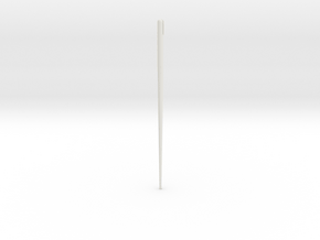 Composite Arrow Fore-shaft in White Natural Versatile Plastic