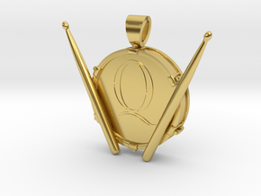 Roger Taylor [pendant] in Polished Brass
