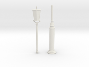 Printle Thing Lampost - 1/24 in White Natural Versatile Plastic