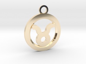 Taurus in 14k Gold Plated Brass