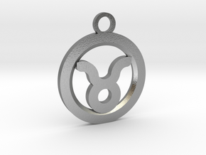 Taurus in Natural Silver