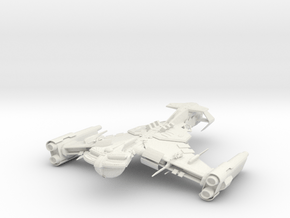 Klingon Mjolnir Class II  Cuiser in White Natural Versatile Plastic
