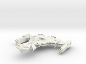 Klingon Norcar Class I BattleDestoryer in White Natural Versatile Plastic