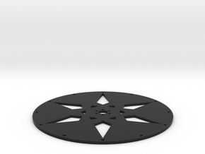 Super Wheel Face Arrow in Black Natural Versatile Plastic