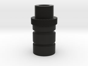 SRS Suppressor Adapter for Carbon Barrel 16mm in Black Natural Versatile Plastic