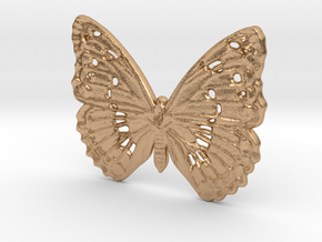Tropical butterfly in Natural Bronze: Medium
