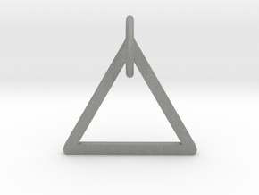 Keychain "Triangle" in Gray PA12