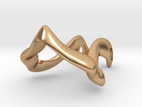 Ring Holder Pendant: Gazelle in Polished Bronze: Large