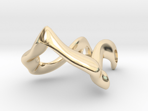 Ring Holder Pendant: Gazelle in 14k Gold Plated Brass: Large
