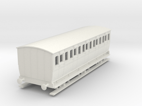 0-87-mgwr-6w-3rd-class-coach in White Natural Versatile Plastic