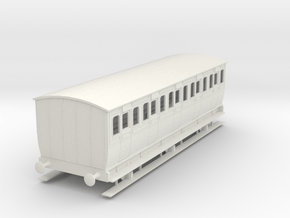 0-32-mgwr-6w-3rd-class-coach in White Natural Versatile Plastic