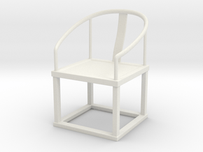 Printle Thing Chair 011 - 1/24 in White Natural Versatile Plastic