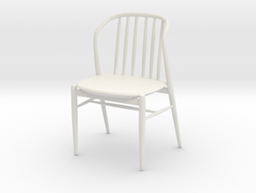 Printle Thing Chair 012 - 1/24 in White Natural Versatile Plastic