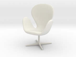 Printle Thing Chair 015 - 1/24 in White Natural Versatile Plastic