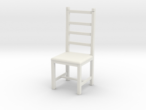 Printle Thing Chair 017 - 1/24 in White Natural Versatile Plastic