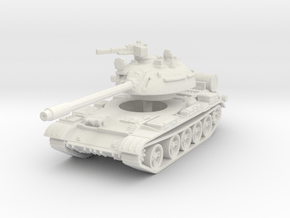 T-55 A Tank 1/120 in White Natural Versatile Plastic
