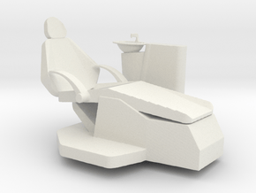 Printle Thing Dentist Chair - 1/24 in White Natural Versatile Plastic