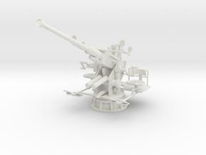 1/24 USN 40mm Single Bofors [Elevated] in White Natural Versatile Plastic