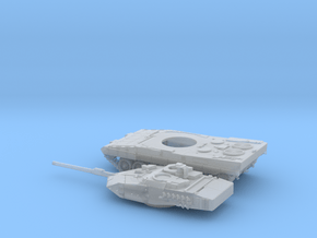 Leopard-2E-Z-2-piezas-proto-01 in Smooth Fine Detail Plastic