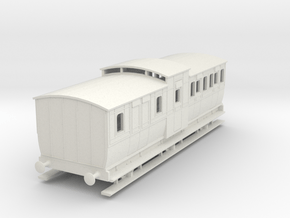 0-97-mgwr-6w-brake-3rd-coach in White Natural Versatile Plastic