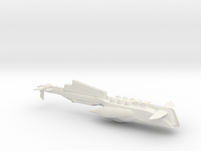 Printle Thing Fantasy Submarine in White Natural Versatile Plastic