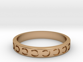 Horseshoe Stackable in Polished Bronze