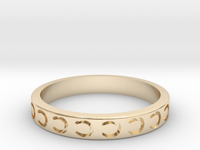 Horseshoe Stackable in 14k Gold Plated Brass