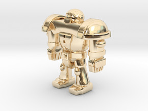 CYBORG1 in 14k Gold Plated Brass