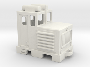 D3 H0e / 009  diesel shunter / diesel da manovra in White Natural Versatile Plastic