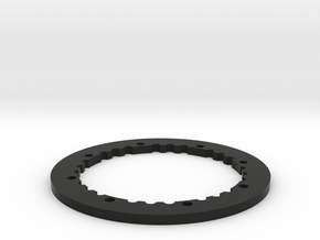 2.6 Beadlock Outer Ring in Black Natural Versatile Plastic