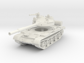 T62 Tank 1/87 in White Natural Versatile Plastic