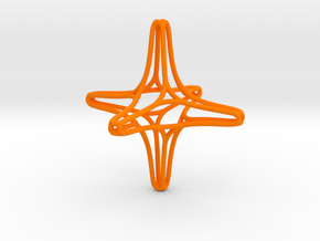 Starskelleton in Orange Processed Versatile Plastic