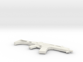 1:6 Miniature Heckler & Koch G36C Assault Rifle in White Natural Versatile Plastic