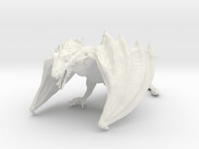 Game Of Thrones Dragon in White Premium Versatile Plastic