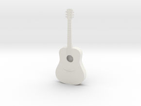 Dollhouse Acoustic Guitar in White Natural Versatile Plastic