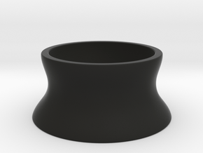 Stackable Egg Cup in Black Natural Versatile Plastic