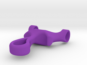 Dragon Claw  in Purple Processed Versatile Plastic