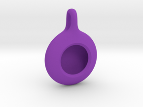 Drop Pendant in Purple Processed Versatile Plastic