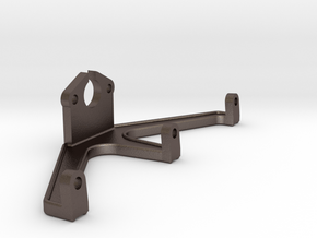 Firebox Bracket in Polished Bronzed-Silver Steel