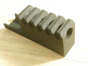 Frame Mounted Airsoft Compensator for G19 in Black Natural Versatile Plastic