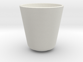 Pixel Mug in White Premium Versatile Plastic