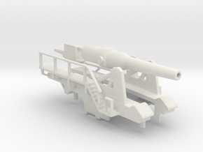 canon de 240mm sur affut truc mle kit 1/76 body oo in White Natural Versatile Plastic