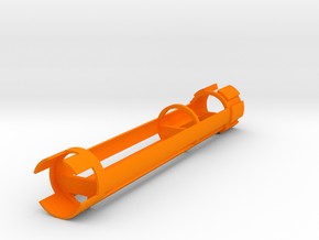 Saberforge 28mm/1.1" RB 18650 Spear Chassis in Orange Processed Versatile Plastic