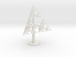 Tetrahedral Tree 50 cm in White Natural Versatile Plastic