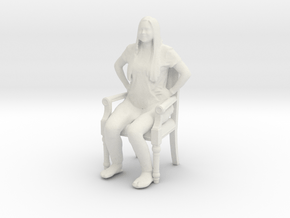 Printle C Femme 424 - 1/18 - wob in White Natural Versatile Plastic