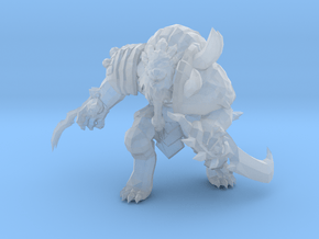 Classic Rengar werelion 1/60miniature for games in Smooth Fine Detail Plastic