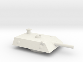 Lion 2 Heavy MSL Grav Tank Turret 15mm in White Natural Versatile Plastic