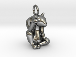 cat_011 in Polished Silver